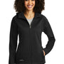 Eddie Bauer Womens Trail Water Resistant Full Zip Hooded Jacket - Black