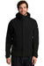 Eddie Bauer EB558 Mens WeatherEdge Waterproof Full Zip Hooded Jacket Black Model Front