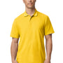 Gildan Mens Softstyle Pique Short Sleeve Polo Shirt - Daisy Yellow