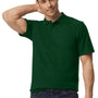 Gildan Mens Softstyle Pique Short Sleeve Polo Shirt - Forest Green