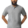 Gildan Mens Softstyle Pique Short Sleeve Polo Shirt - Sport Grey
