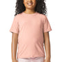 Gildan Youth Softstyle CVC Short Sleeve Crewneck T-Shirt - Dusty Rose Pink