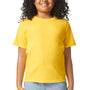 Gildan Youth Softstyle CVC Short Sleeve Crewneck T-Shirt - Daisy Yellow Mist