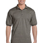 Gildan Mens DryBlend Moisture Wicking Short Sleeve Polo Shirt - Heather Graphite Grey