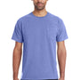 ComfortWash By Hanes Mens Short Sleeve Crewneck T-Shirt w/ Pocket - Deep Forte Blue