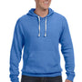 J America Mens Fleece Hooded Sweatshirt Hoodie w/ Pouch Pocket - Cool Royal Blue