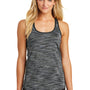 Ogio Womens Endurance Verge Jersey Moisture Wicking Tank Top - Blacktop Space Dye