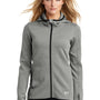 Ogio Womens Endurance Stealth Moisture Wicking Full Zip Hooded Jacket - Heather Grey