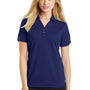 Ogio Womens Glam Moisture Wicking Short Sleeve Polo Shirt - Blueprint