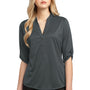 Ogio Womens Crush Moisture Wicking 3/4 Sleeve Polo Shirt - Diesel Grey