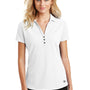 Ogio Womens Onyx Moisture Wicking Short Sleeve Polo Shirt - White