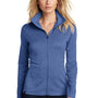 Ogio Womens Pixel Moisture Wicking Full Zip Sweatshirt w/ Pockets - Optic Blue