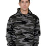 Lane Seven Mens Premium Hooded Sweatshirt Hoodie w/ Pouch Pocket - Slate Camo