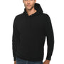 Lane Seven Mens Premium Hooded Sweatshirt Hoodie w/ Pouch Pocket - Black
