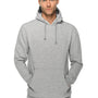 Lane Seven Mens Hooded Sweatshirt Hoodie w/ Pouch Pocket - Heather Grey