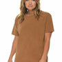 Lane Seven Mens Vintage Short Sleeve Crewneck T-Shirt - Vintage Camel