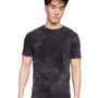 Lane Seven Mens Vintage Short Sleeve Crewneck T-Shirt - Cloud Black