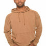 Lane Seven Mens Vintage Raglan Hooded Sweatshirt Hoodie w/ Pouch Pocket - Vintage Camel