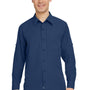 Marmot Mens Aerobora Long Sleeve Button Down Shirt w/ Pocket - Arctic Navy Blue - Closeout