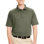 Harriton Mens Advantage Tactical Moisture Wicking Short Sleeve Polo Shirt - Tactical Green