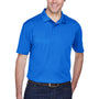 Harriton Mens Moisture Wicking Short Sleeve Polo Shirt - True Royal Blue - Closeout