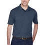 Harriton Mens Moisture Wicking Short Sleeve Polo Shirt - Navy Blue - Closeout