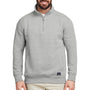 Nautica Mens Anchor 1/4 Zip Sweatshirt w/ Pockets - Oxford Grey