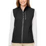 Nautica Womens Wavestorm Wind & Water Resistant Full Zip Vest - Black