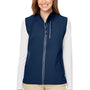 Nautica Womens Wavestorm Wind & Water Resistant Full Zip Vest - Navy Blue