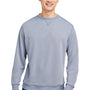 Nautica Mens Sun Surfer Supreme Crewneck Sweatshirt - Vintage Pebble Grey