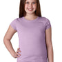Next Level Youth Princess Fine Jersey Short Sleeve Crewneck T-Shirt - Lilac Puple