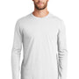 New Era Mens Heritage Long Sleeve Crewneck T-Shirt - White