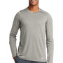 New Era Mens Series Performance Moisture Wicking Long Sleeve Crewneck T-Shirt - Rainstorm Grey