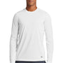 New Era Mens Series Performance Moisture Wicking Long Sleeve Crewneck T-Shirt - White