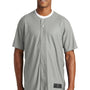 New Era Mens Diamond Era Moisture Wicking Short Sleeve Jersey - Grey