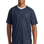 New Era Mens Diamond Era Moisture Wicking Short Sleeve Jersey - Navy Blue