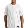 New Era Mens Diamond Era Moisture Wicking Short Sleeve Jersey - White
