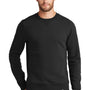 New Era Mens Sueded French Terry Crewneck Sweatshirt - Black