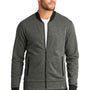 New Era Mens Sueded French Terry Full Zip Jacket - Black Twist/Black