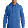 New Era Mens Fleece Hooded Sweatshirt Hoodie w/ Pouch Pocket - Heather Royal Blue