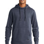 New Era Mens Fleece Hooded Sweatshirt Hoodie w/ Pouch Pocket - Heather Navy Blue
