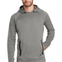 New Era Mens Venue Fleece Moisture Wicking Hooded Sweatshirt Hoodie w/ Pockets - Shadow Grey - Closeout