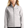 The North Face Womens Apex Barrier Wind & Water Resistant Full Zip Jacket - Heather Light Grey