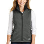 The North Face Womens Ridgeline Wind & Water Resistant Full Zip Vest - Heather Dark Grey