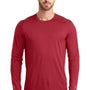 Ogio Mens Endurance Pulse Jersey Moisture Wicking Long Sleeve Crewneck T-Shirt - Ripped Red