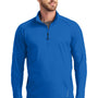 Ogio Mens Endurance Radius Moisture Wicking 1/4 Zip Sweatshirt - Electric Blue