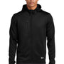 Ogio Mens Endurance Stealth Moisture Wicking Full Zip Hooded Jacket - Blacktop