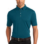 Ogio Mens Gauge Moisture Wicking Short Sleeve Polo Shirt - Throttle Teal Blue
