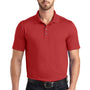 Ogio Mens Metro Moisture Wicking Short Sleeve Polo Shirt - Ripped Red