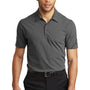 Ogio Mens Tread Moisture Wicking Short Sleeve Polo Shirt - Heather Blacktop